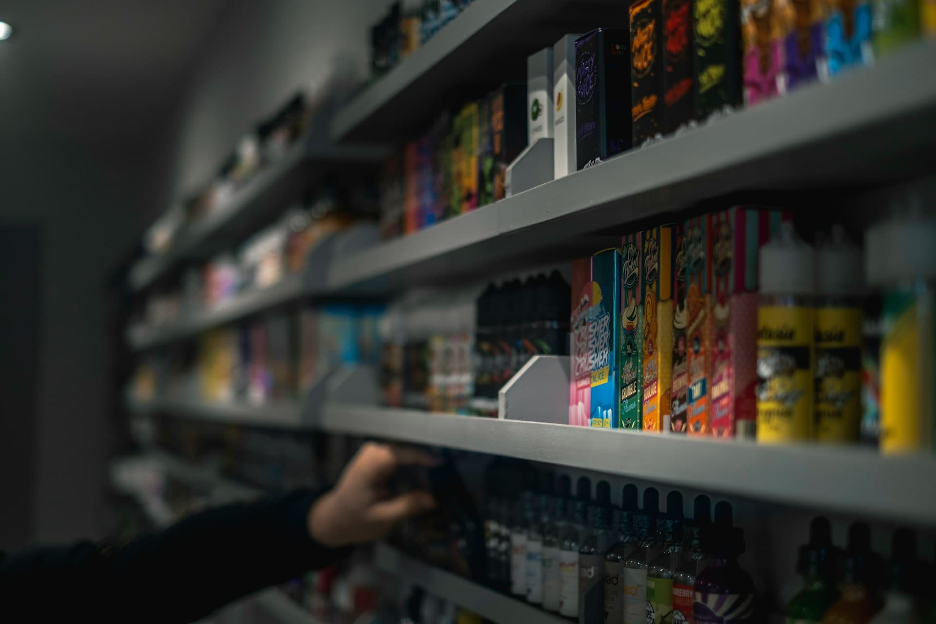 Vape and e-liquid selection